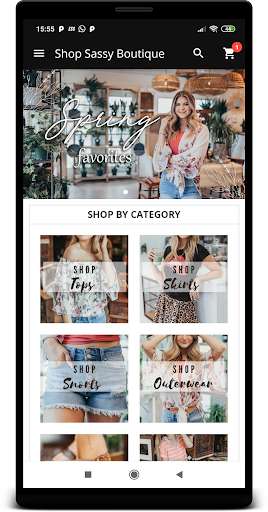 Run android online APK Shop Sassy Boutique from MyAndroid or emulate Shop Sassy Boutique using MyAndroid