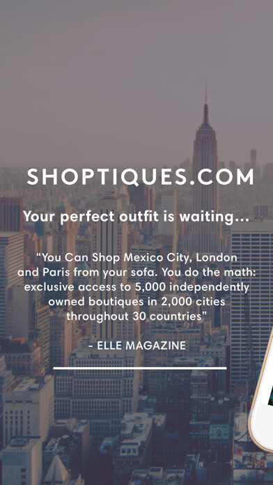 Emulate iPhone app Shoptiques. Shop local stores. using MyAndroid Emulate iPhone app Shoptiques. Shop local stores. using MyAndroid