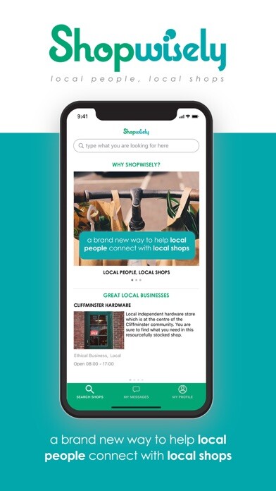 Emulate iPhone app Shopwisely: Find Local Shops using MyAndroid