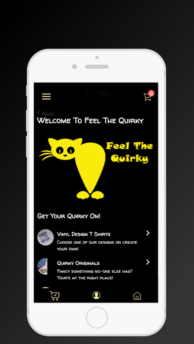 Emulate iPhone app Shop With Feel The Quirky using MyAndroid