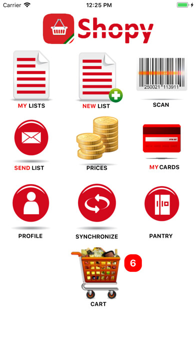 Emulate iPhone app Shopy LITE using MyAndroid