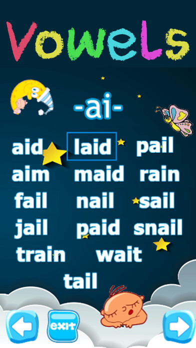 Emulate iPhone app Short and Long Vowels English using MyAndroid Emulate iPhone app Short and Long Vowels English using MyAndroid