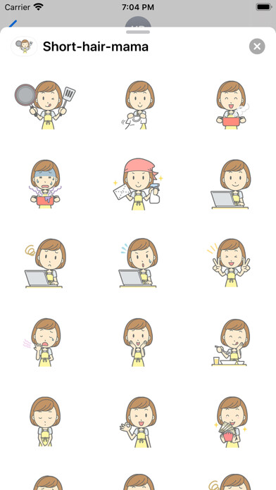 Emulate iPhone app Short hair mama using MyAndroid Emulate iPhone app Short hair mama using MyAndroid