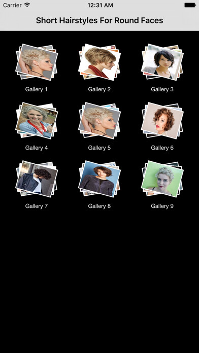 Emulate iPhone app Short Hairstyles For Round Faces using MyAndroid Emulate iPhone app Short Hairstyles For Round Faces using MyAndroid
