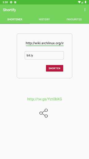 Run android online APK Shortify from MyAndroid or emulate Shortify using MyAndroid