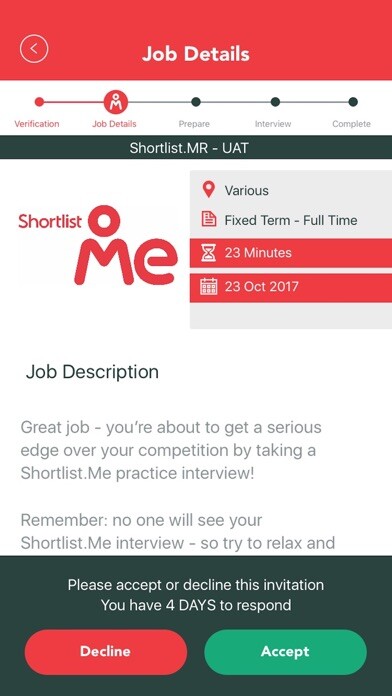 Emulate iPhone app Shortlist Me using MyAndroid Emulate iPhone app Shortlist Me using MyAndroid