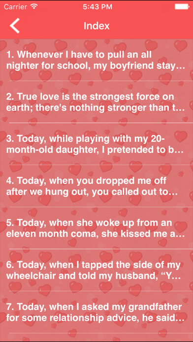 Emulate iPhone app Short Love Stories using MyAndroid Emulate iPhone app Short Love Stories using MyAndroid