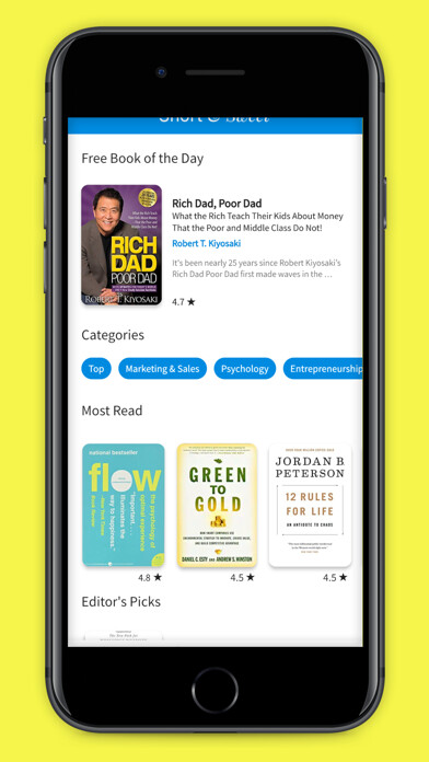 Emulate iPhone app Short & Sweet: Book Summaries using MyAndroid Emulate iPhone app Short & Sweet: Book Summaries using MyAndroid