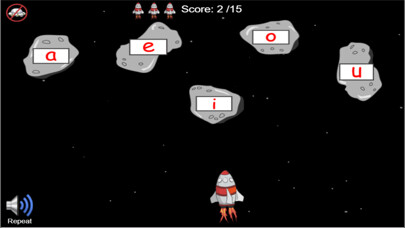 Emulate iPhone app Short Vowel Rocket Game using MyAndroid Emulate iPhone app Short Vowel Rocket Game using MyAndroid