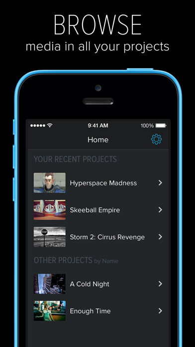 Emulate iPhone app ShotGrid Review using MyAndroid