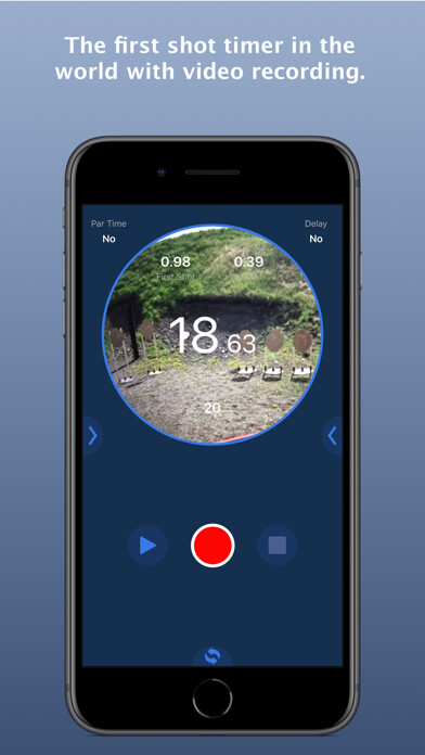 Emulate iPhone app ShoTi: professional shot timer using MyAndroid