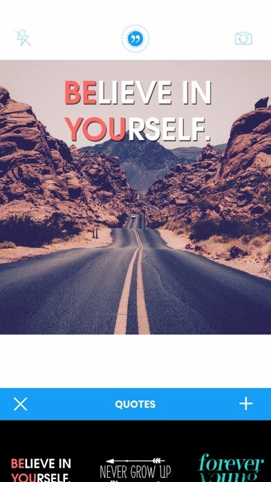 Emulate iPhone app ShotQuotes using MyAndroid
