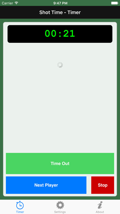 Emulate iPhone app Shot Time - Pool Timer using MyAndroid Emulate iPhone app Shot Time - Pool Timer using MyAndroid
