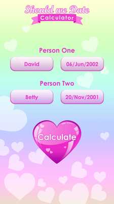 Emulate Android APK Should we Date Calculator