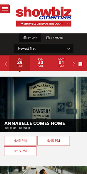 Run android online APK Showbiz Cinemas Australia from MyAndroid or emulate Showbiz Cinemas Australia using MyAndroid