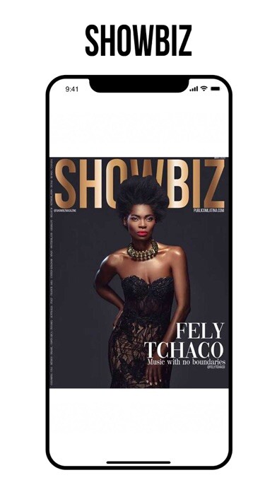Emulate iPhone app SHOWBIZ Magazine using MyAndroid
