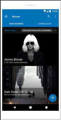 Emulate Android APK Showcase Cinemas - U.S.