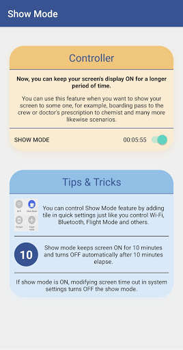 Run android online APK Show Mode from MyAndroid or emulate Show Mode using MyAndroid