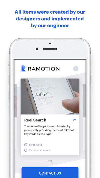Emulate iPhone app Showroom - examples of our custom mobile UIs using MyAndroid
