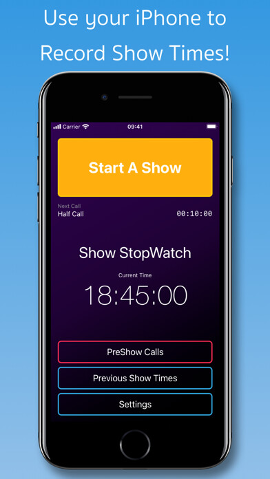 Emulate iPhone app Show StopWatch using MyAndroid