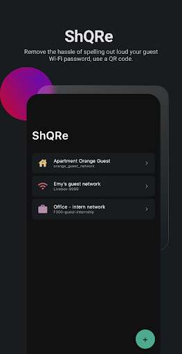 Run android online APK ShQRe - Wi-Fi into QR code from MyAndroid or emulate ShQRe - Wi-Fi into QR code using MyAndroid