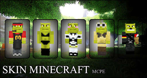 Run android online APK Shrek Skin Minecraft from MyAndroid or emulate Shrek Skin Minecraft using MyAndroid