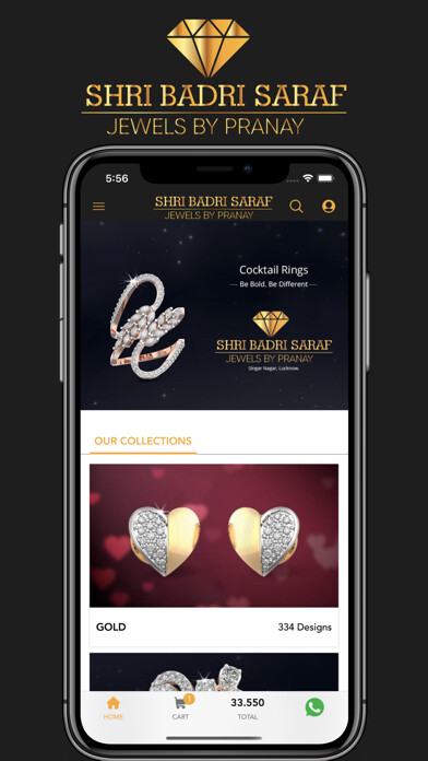 Emulate iPhone app Shri Badri Saraf using MyAndroid