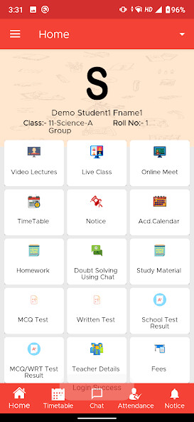 Run android online APK Shri Raj School from MyAndroid or emulate Shri Raj School using MyAndroid