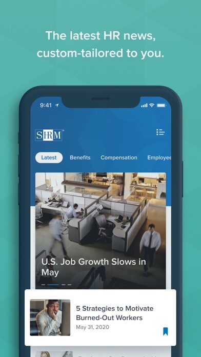 Emulate iPhone app SHRM - HR News and Alerts using MyAndroid Emulate iPhone app SHRM - HR News and Alerts using MyAndroid