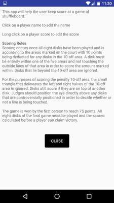 Emulate Android APK Shuffleboard Score