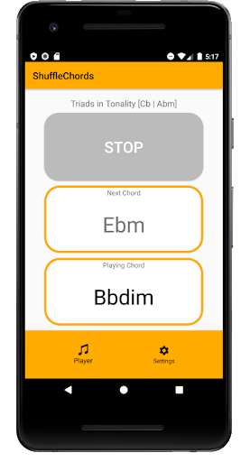 Run android online APK Shuffle Chords from MyAndroid or emulate Shuffle Chords using MyAndroid