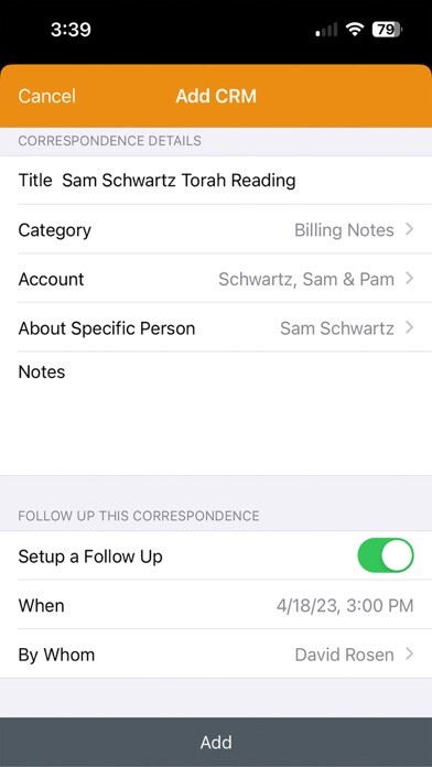 Emulate iPhone app ShulCloud Administrator App using MyAndroid