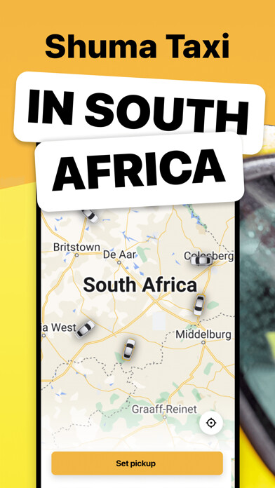 Emulate iPhone app Shuma South Africa: Taxi Ride using MyAndroid