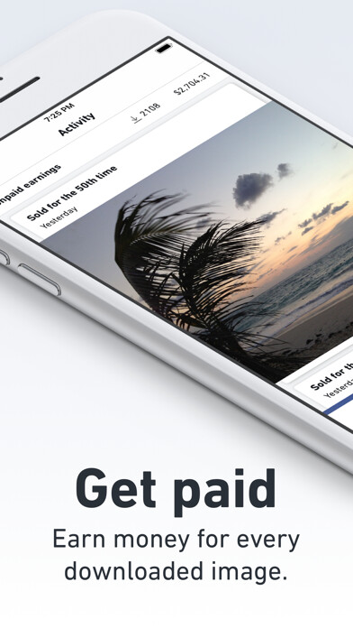 Emulate iPhone app Shutterstock Contributor using MyAndroid