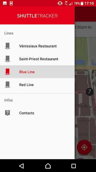 Emulate iPhone app ShuttleTracker using MyAndroid