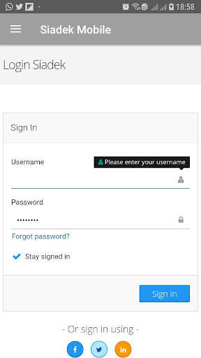 Run android online APK SIADEK from MyAndroid or emulate SIADEK using MyAndroid