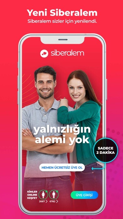 Emulate iPhone app Siberalem - Arkadaş Ara Tanış using MyAndroid