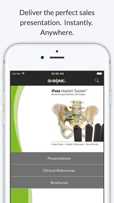 Emulate iPhone app SI-BONE App using MyAndroid