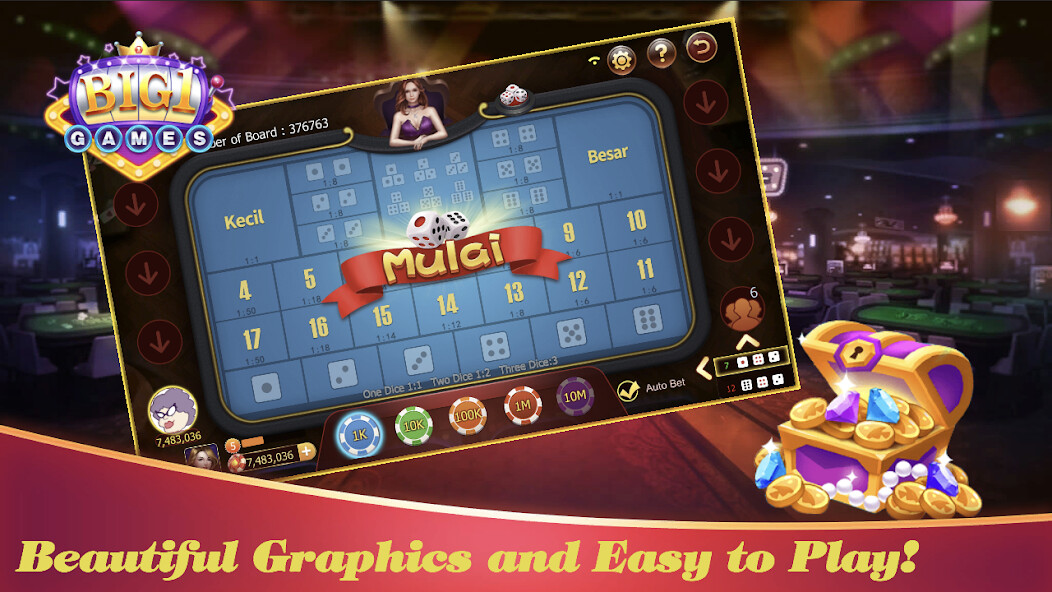 Run android online APK Sic Bo - BIG1Games from MyAndroid or emulate Sic Bo - BIG1Games using MyAndroid