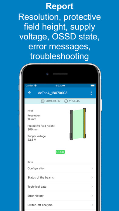 Emulate iPhone app SICK Safety Assistant using MyAndroid Emulate iPhone app SICK Safety Assistant using MyAndroid
