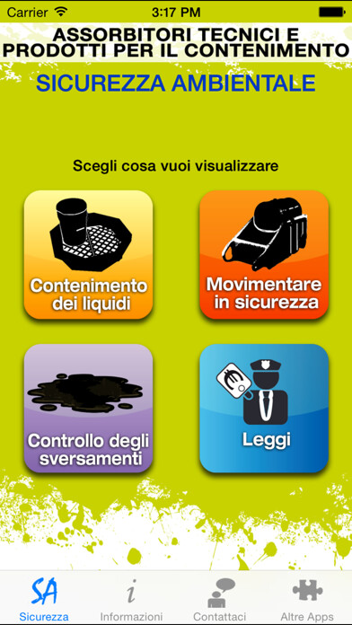 Emulate iPhone app Sicurezza Ambientale using MyAndroid Emulate iPhone app Sicurezza Ambientale using MyAndroid