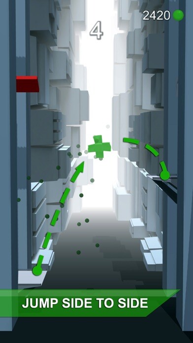 Emulate iPhone app Side 2 Side: Jumping Jelly using MyAndroid