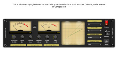 Emulate iPhone app Sidechain Compressor Plugin using MyAndroid