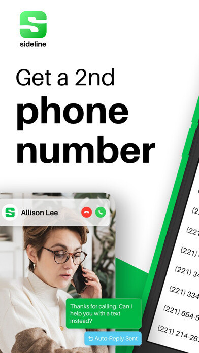 Emulate iPhone app Sideline: 2nd Phone Number App using MyAndroid