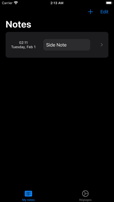 Emulate iPhone app Side Notes - Minded using MyAndroid Emulate iPhone app Side Notes - Minded using MyAndroid