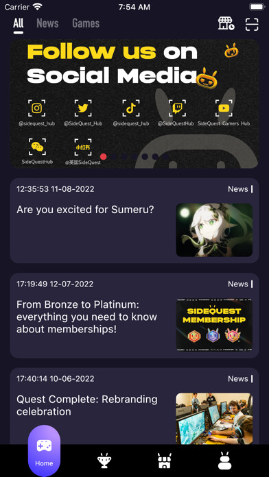 Emulate iPhone app SideQuest Hub using MyAndroid Emulate iPhone app SideQuest Hub using MyAndroid