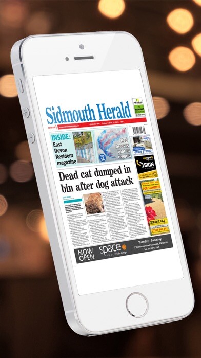 Emulate iPhone app Sidmouth Herald using MyAndroid Emulate iPhone app Sidmouth Herald using MyAndroid
