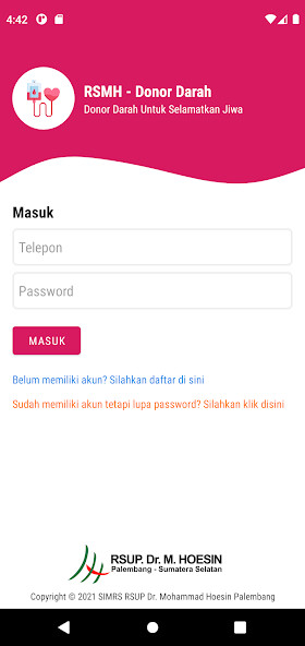 Run android online APK SIDORA RSMH from MyAndroid or emulate SIDORA RSMH using MyAndroid
