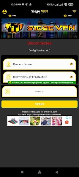 Run android online APK Siege VPN by Team pAM from MyAndroid or emulate Siege VPN by Team pAM using MyAndroid