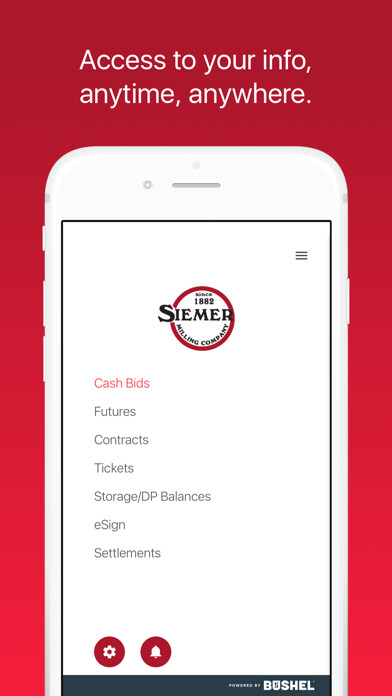 Emulate iPhone app Siemer Milling Company using MyAndroid